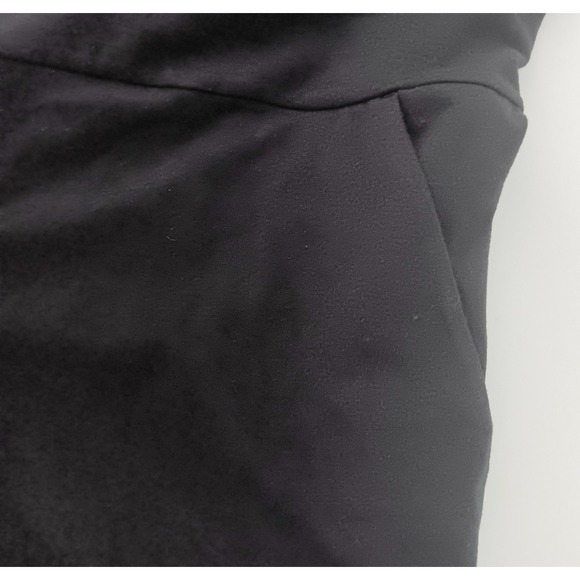 Encore by Idina Menzel Jumpsuit Women's Size 3X Black Tie Sash Romper V-Neck - Picture 12 of 12